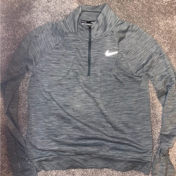 Nike Other - Nike Men's Heathered Gray Zip-Up Sweater
